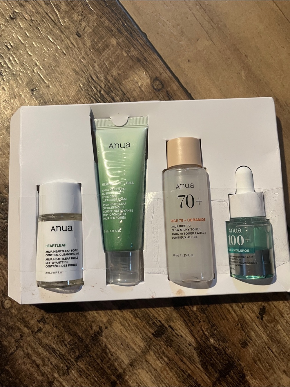 Anua Green Skincare Travel Set – Gentle Cleansing & Hydration